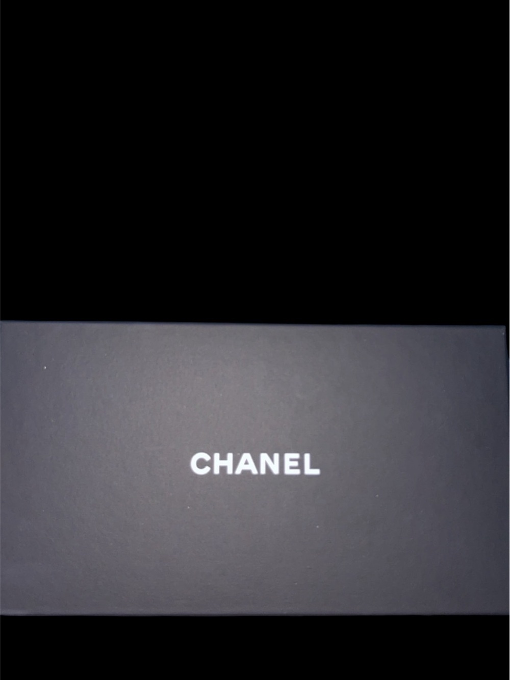 CHANEL Black Matte Finish Gift Box